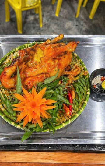 Gà tre nướng