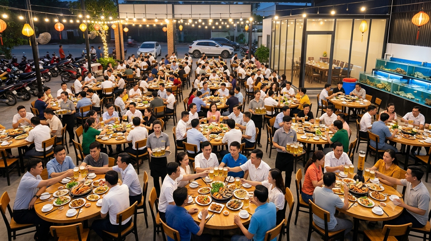 Các tiêu chí lựa chọn quán nhậu và nhà hàng liên hoan tại Phú Mỹ